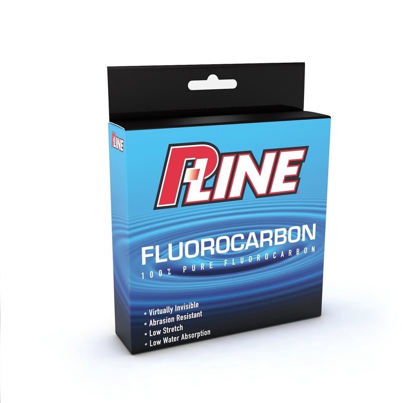 P-Line 100% Fluorocarbon Fishing Line â€“ Japanese Fluorocarbon, Invisible, High Knot Strength & Low Stretch for Maximum Sensitivity | 10lb-250yds | Clear